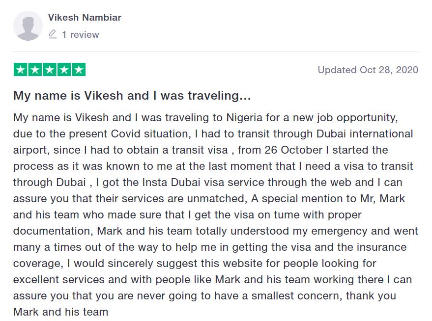 Instadubaivisa Reviews on Trustpilot.com